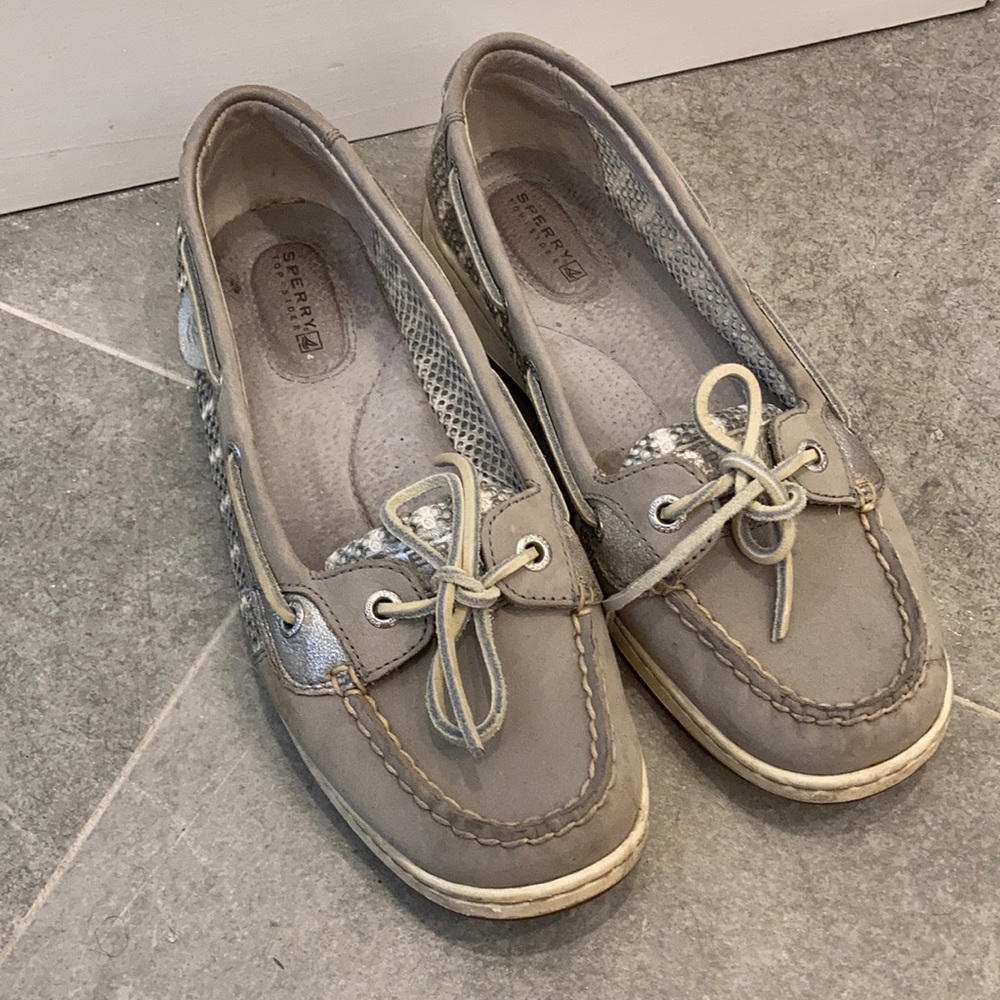 SPERRY Angelfish Linen Flats